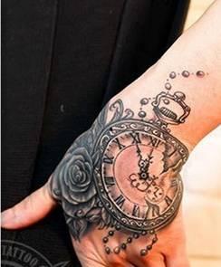 欧美手背纹身贴纸图片,欧美手背纹身贴纸潮流风尚解析