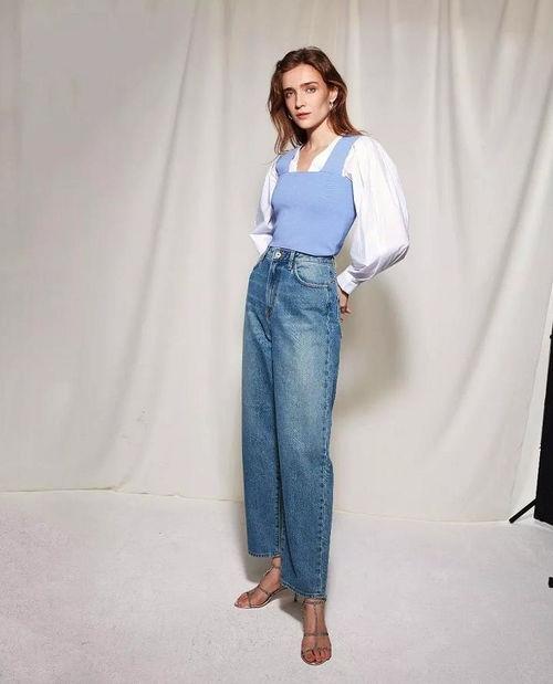 欧美小众裙子牛仔图片